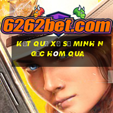 kết quả xổ số minh ngọc hôm qua