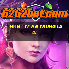 nổ hũ tiếng trung là gì