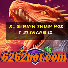 xổ số ninh thuận ngày 31 tháng 12