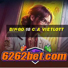 bingo 18 của vietlott