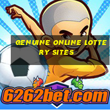 genuine online lottery sites