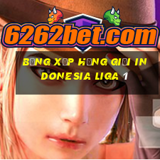 bảng xếp hạng giải indonesia liga 1