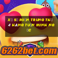 xổ số miền trung thứ 4 hàng tuần minh ngọc