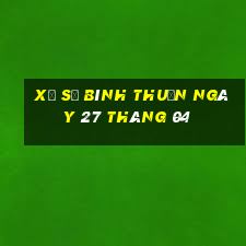 xổ số bình thuận ngày 27 tháng 04