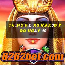 Thống kê xs Max3D Pro ngày 18