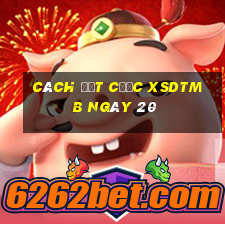 Cách đặt cược XSDTMB ngày 20