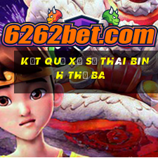 Kết quả xổ số thái bình thứ Ba