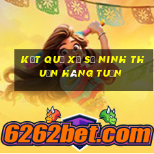 kết quả xổ số ninh thuận hàng tuần