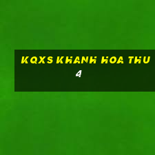 kqxs khanh hoa thu 4