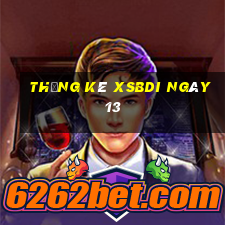 Thống kê XSBDI ngày 13