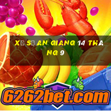 xổ số an giang 14 tháng 9