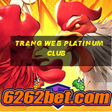 Trang web Platinum Club