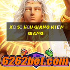 xổ số hậu giang kiên giang