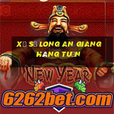 xổ số long an giang hàng tuần