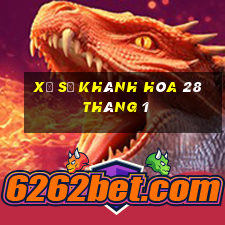 xổ số khánh hòa 28 tháng 1