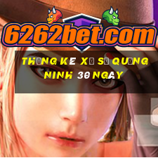 thống kê xổ số quảng ninh 30 ngày