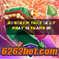 xổ số kiến thiết đà lạt ngày 18 tháng 09