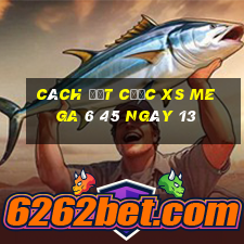 Cách đặt cược XS Mega 6 45 ngày 13