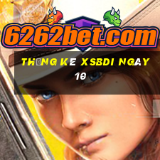 Thống kê XSBDI ngày 10