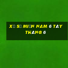 xổ số miền nam 6 tây tháng 6