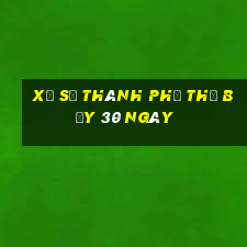 xổ số thành phố thứ bảy 30 ngày