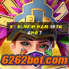 xổ số miền nam 10 tháng 7