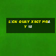 Lịch quay XSCT ngày 18