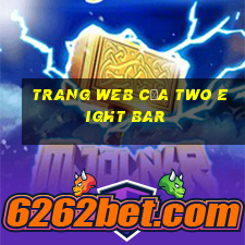 Trang web của Two Eight Bar