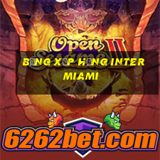 bảng xếp hạng inter miami