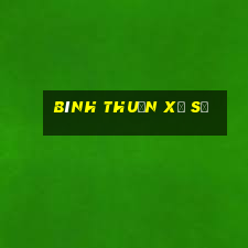 bình thuận xổ số