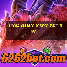 Lịch quay XSPY thứ bảy