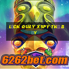 Lịch quay XSPY thứ bảy