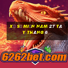 xổ số miền nam 27 tây tháng 6