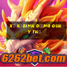 xổ số bình dương quay thử