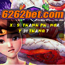 xổ số thành phố ngày 31 tháng 7