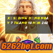 xổ số bình dương ngày 7 tháng 10 năm 2024