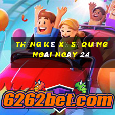 Thống kê Xổ Số quảng ngãi ngày 24