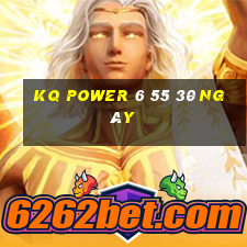 kq power 6 55 30 ngày