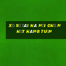 xổ số đài hà nội chủ nhật hàng tuần