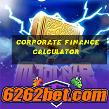 corporate finance calculator