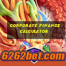 corporate finance calculator