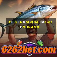 xổ số hôm qua đài kiên giang