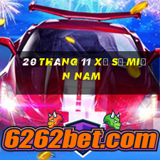 20 tháng 11 xổ số miền nam