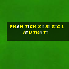 Phân tích xổ số Bạc Liêu thứ tư