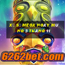 xổ số mega ngày mùng 3 tháng 11