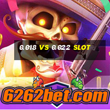 0.018 vs 0.022 slot