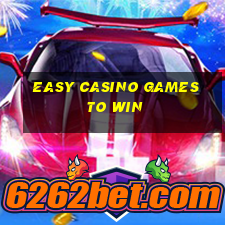 easy casino games to win