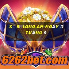 xổ số long an ngày 3 tháng 9