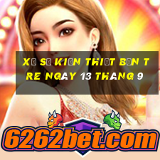 xổ số kiến thiết bến tre ngày 13 tháng 9