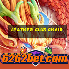 leather club chair